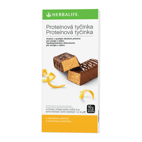 Proteínové tyčinky - citrónové 14ks - hlavný obrázok